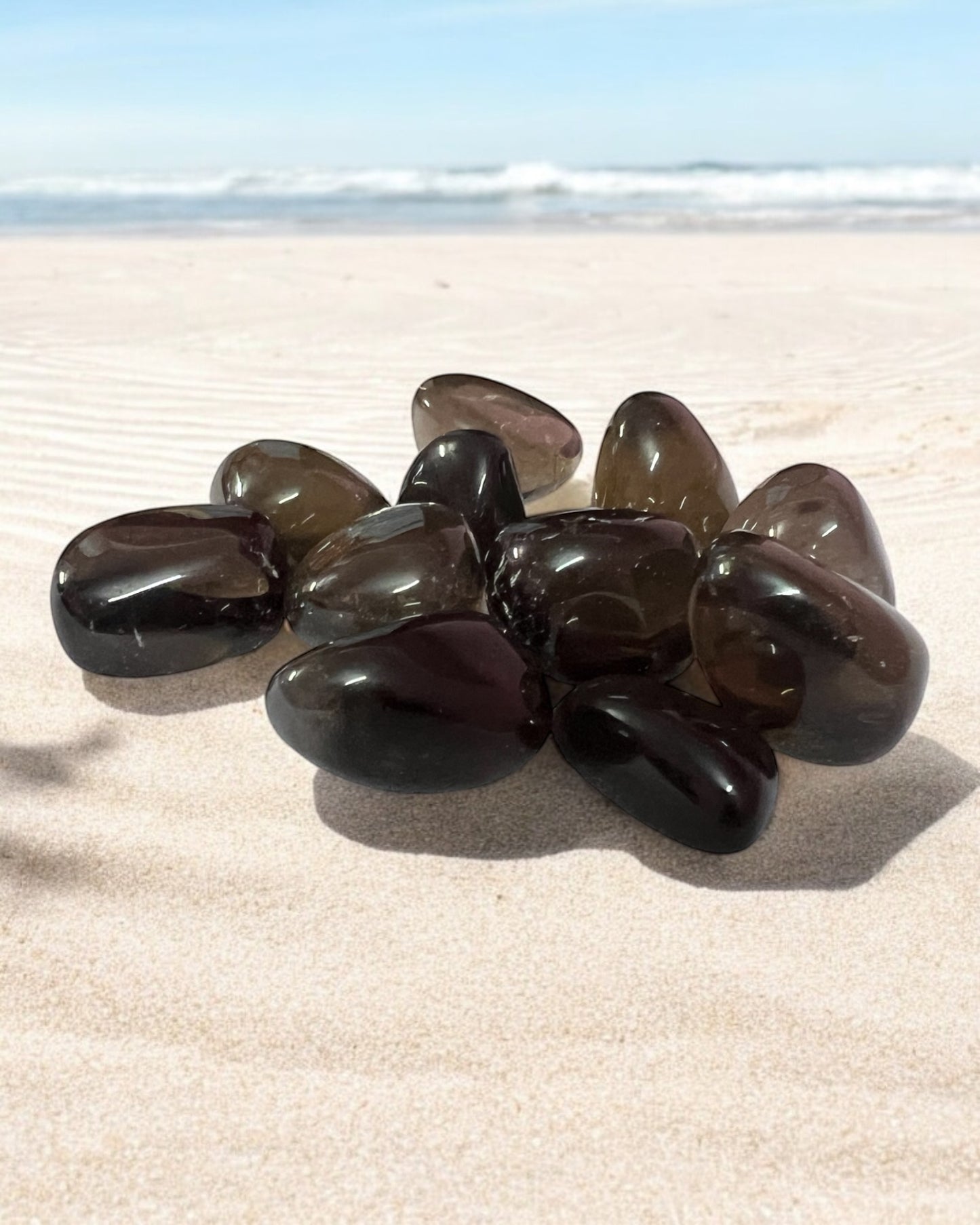 Smoky Quartz Tumbled Stone – Grounding & Stress Relief Stone