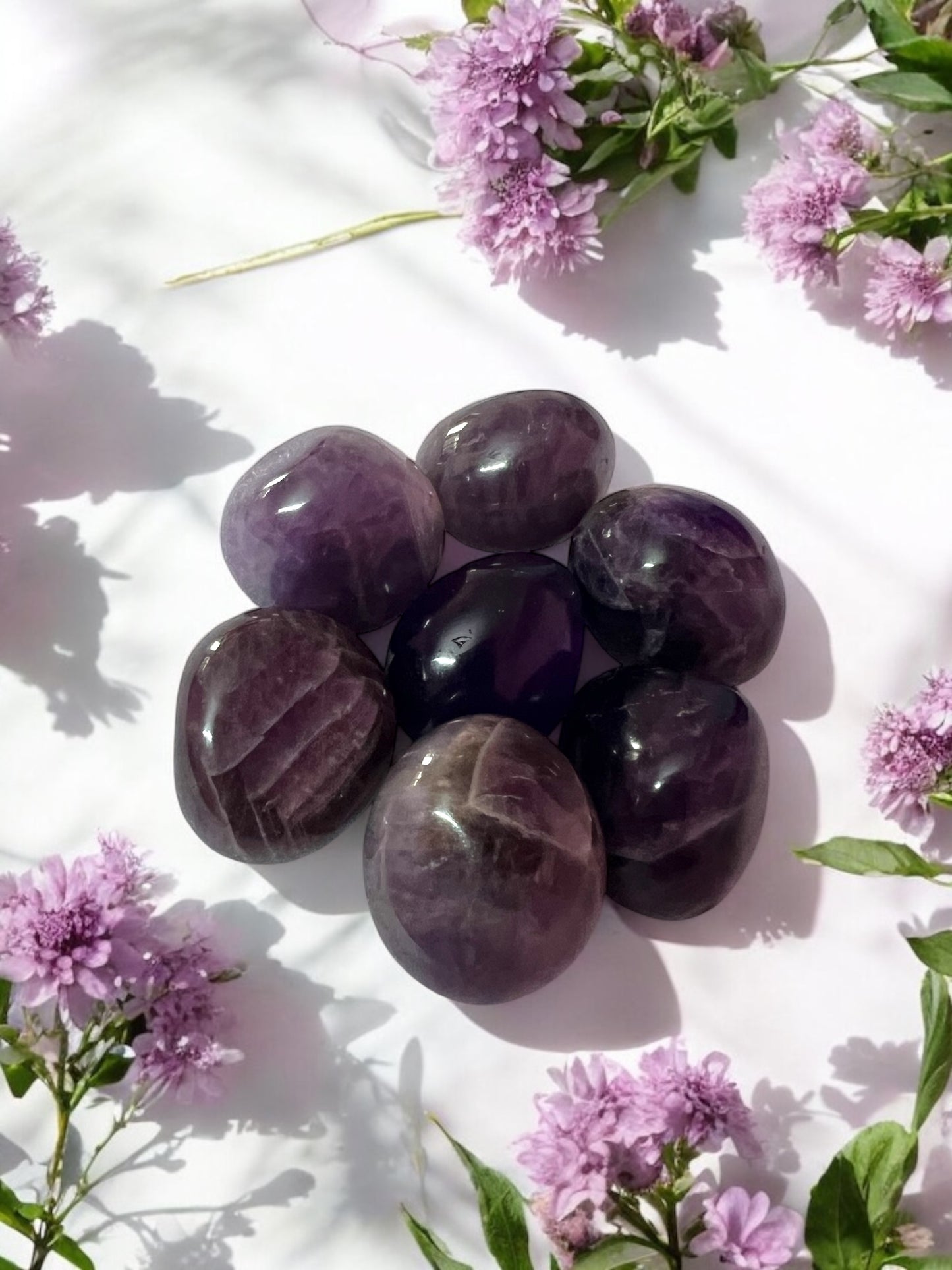 Amethyst Tumbled Stone – Calmness and Better Sleep