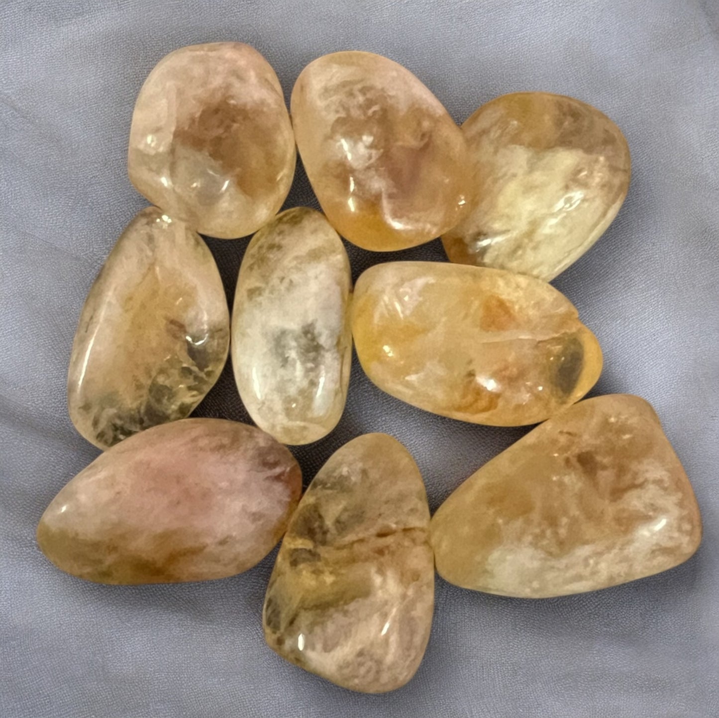 Citrine Tumbled Stone – Wealth, Success & Manifestation Crystal