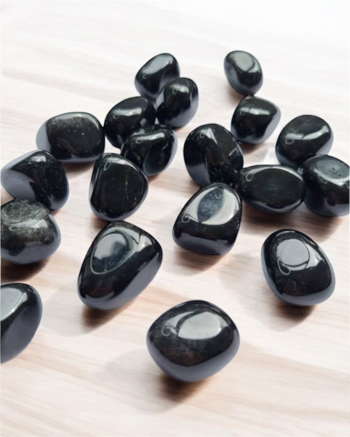 Black Onyx Tumbled Stone – Inner Strength & Career Focus Stone