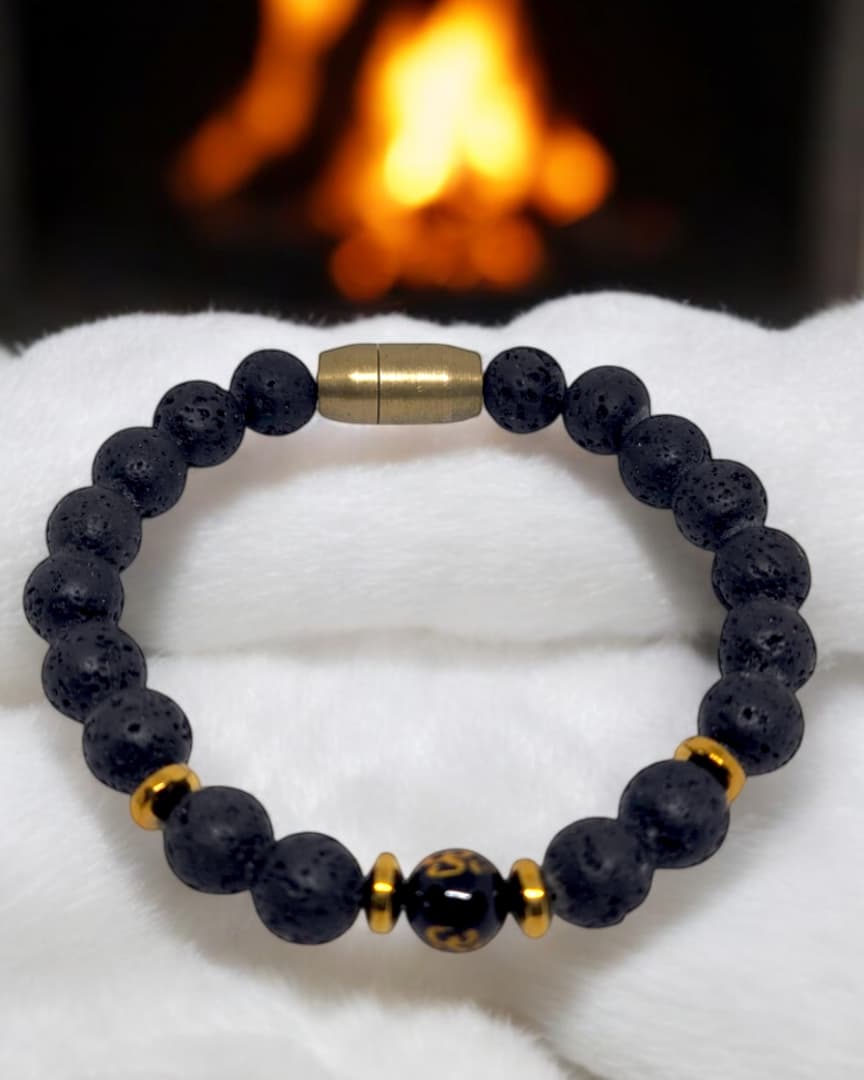 Volcanic Essence Natural Lava Bracelet