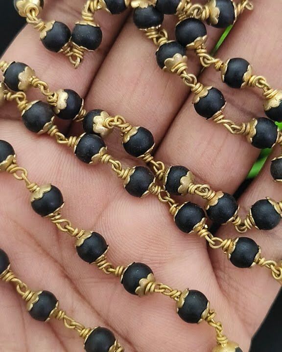 Karungali Malai - Impon (Panchaloha) - 54 Beads