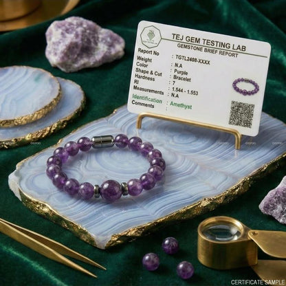 Amethyst Zen Mind Bracelet