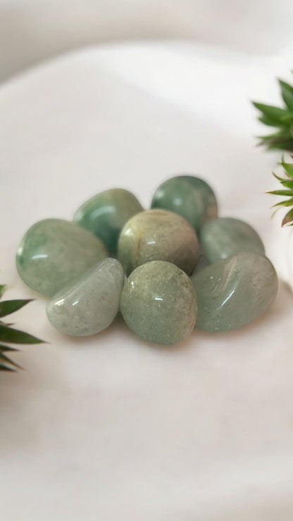 Green Aventurine Tumbled Stone – Luck, Prosperity & Abundance Stone