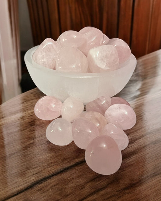 Rose Quartz Tumbled Stone – Love & Emotional Healing Crystal