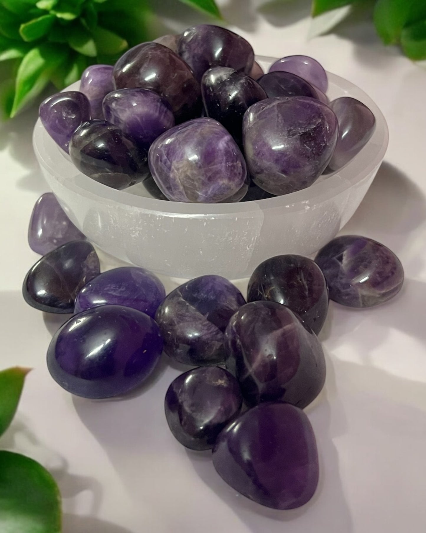 Amethyst Tumbled Stone – Calmness and Better Sleep