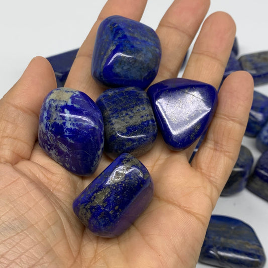 Lapis Lazuli Tumbled Stone – Wisdom & Truth Enhancer