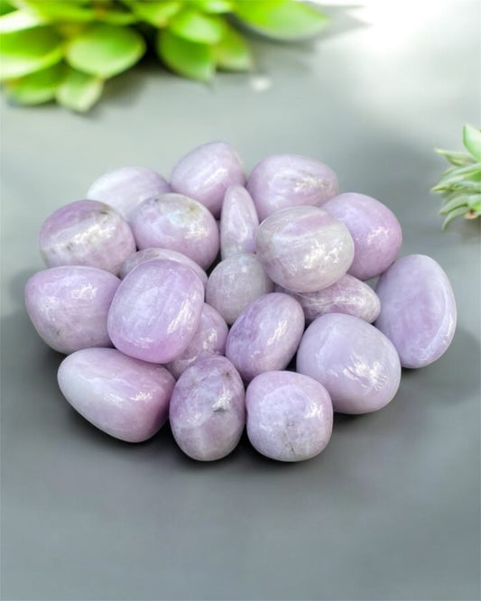 Kunzite Tumbled Stone – Emotional & Unconditional Love