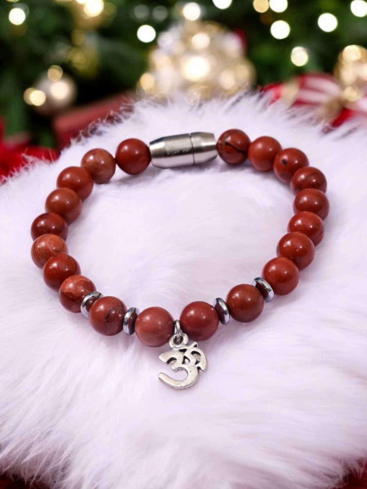 Fitness and Restoration with Red Jasper Bracelet